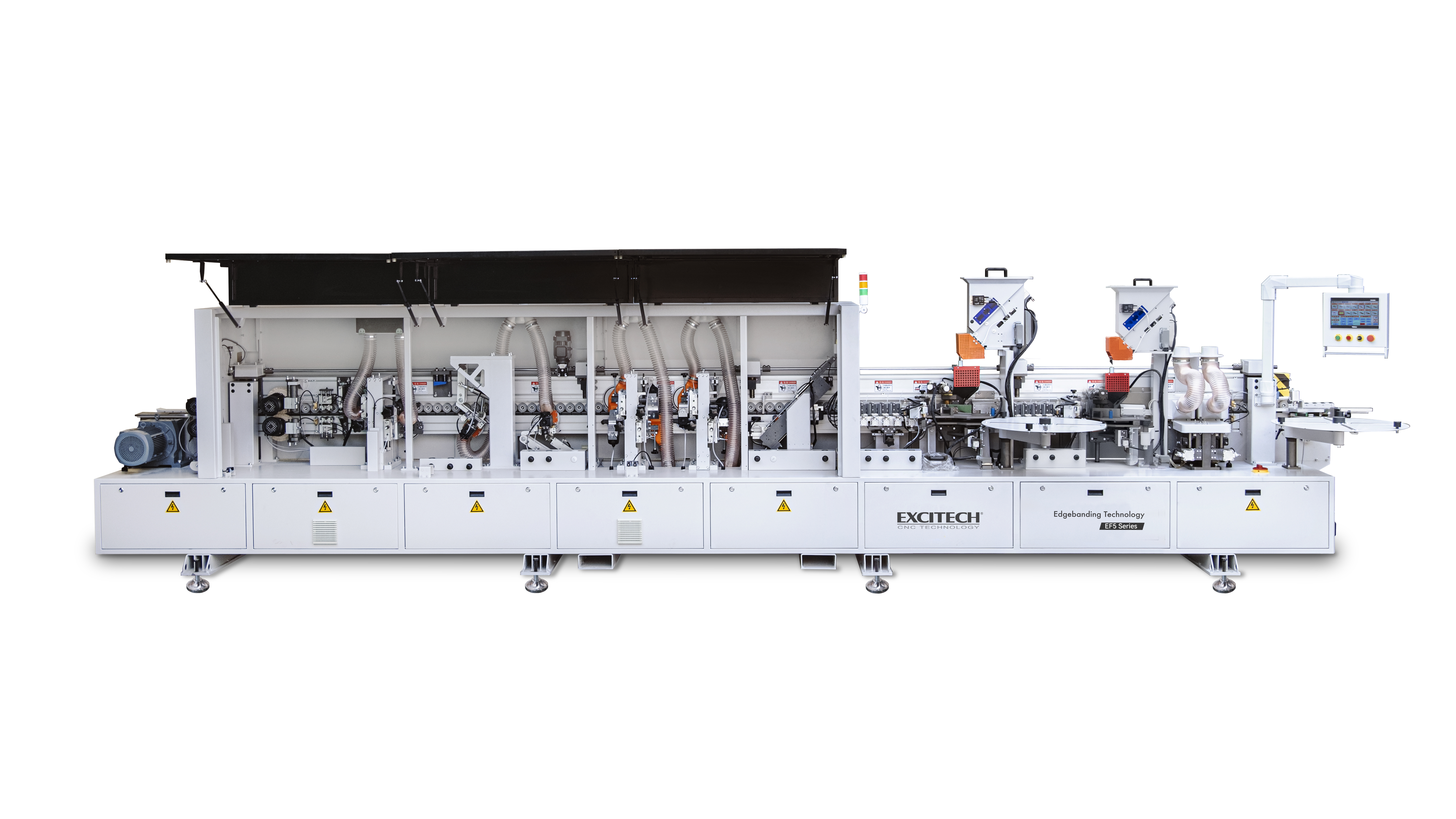 Máquina de colagem de borda da indústria de madeira pré-moagem com função completa