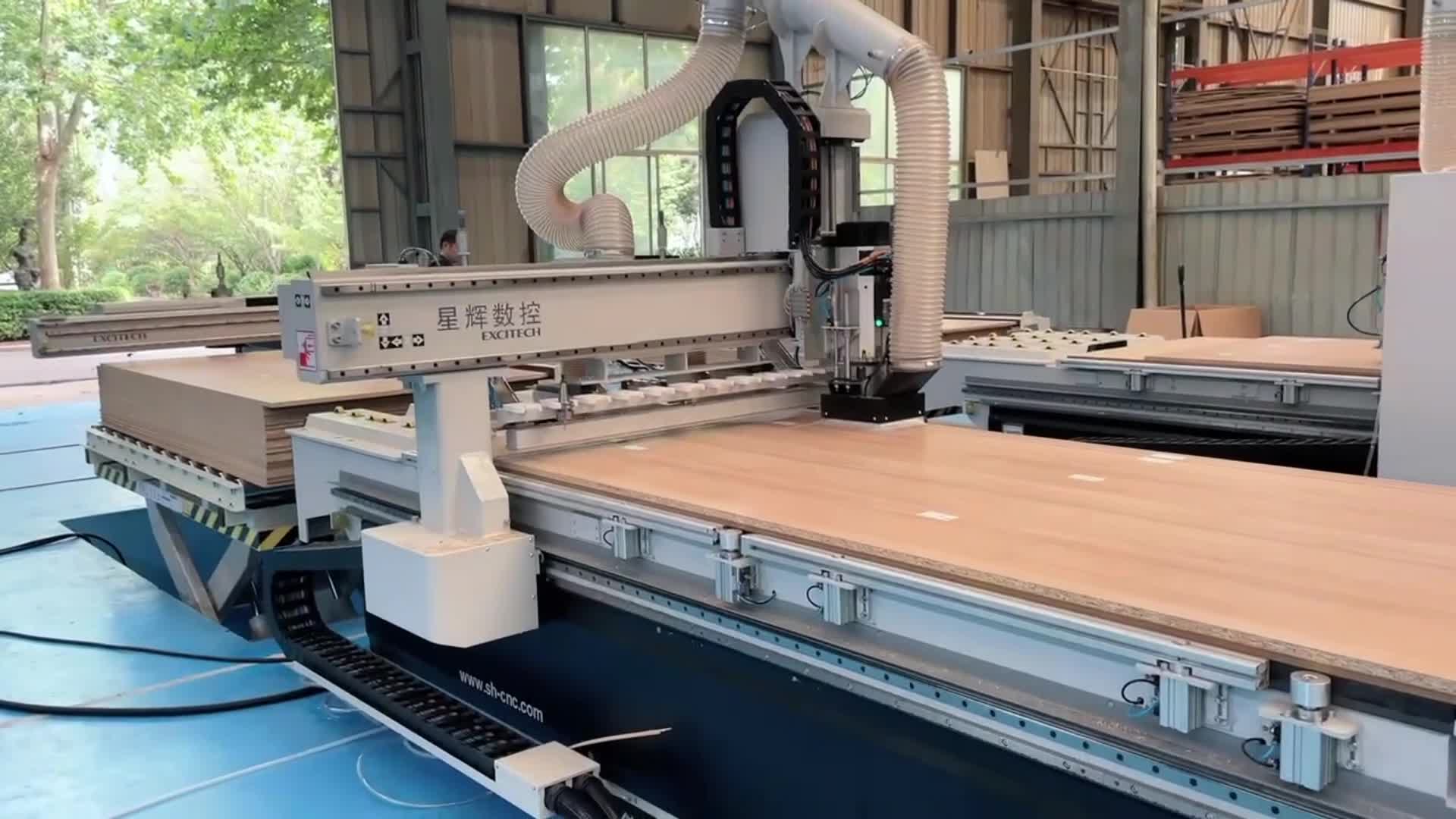 Experimente o centro de processamento de corte livre de poeira e construa sua fábrica de móveis!