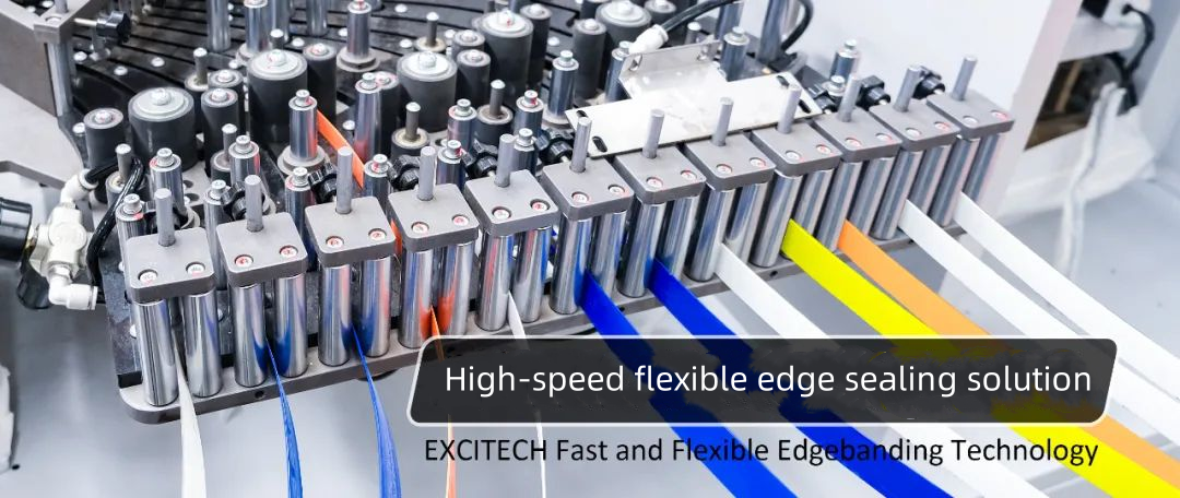 Tecnologia de fita de borda rápida e flexível EXCITECH.