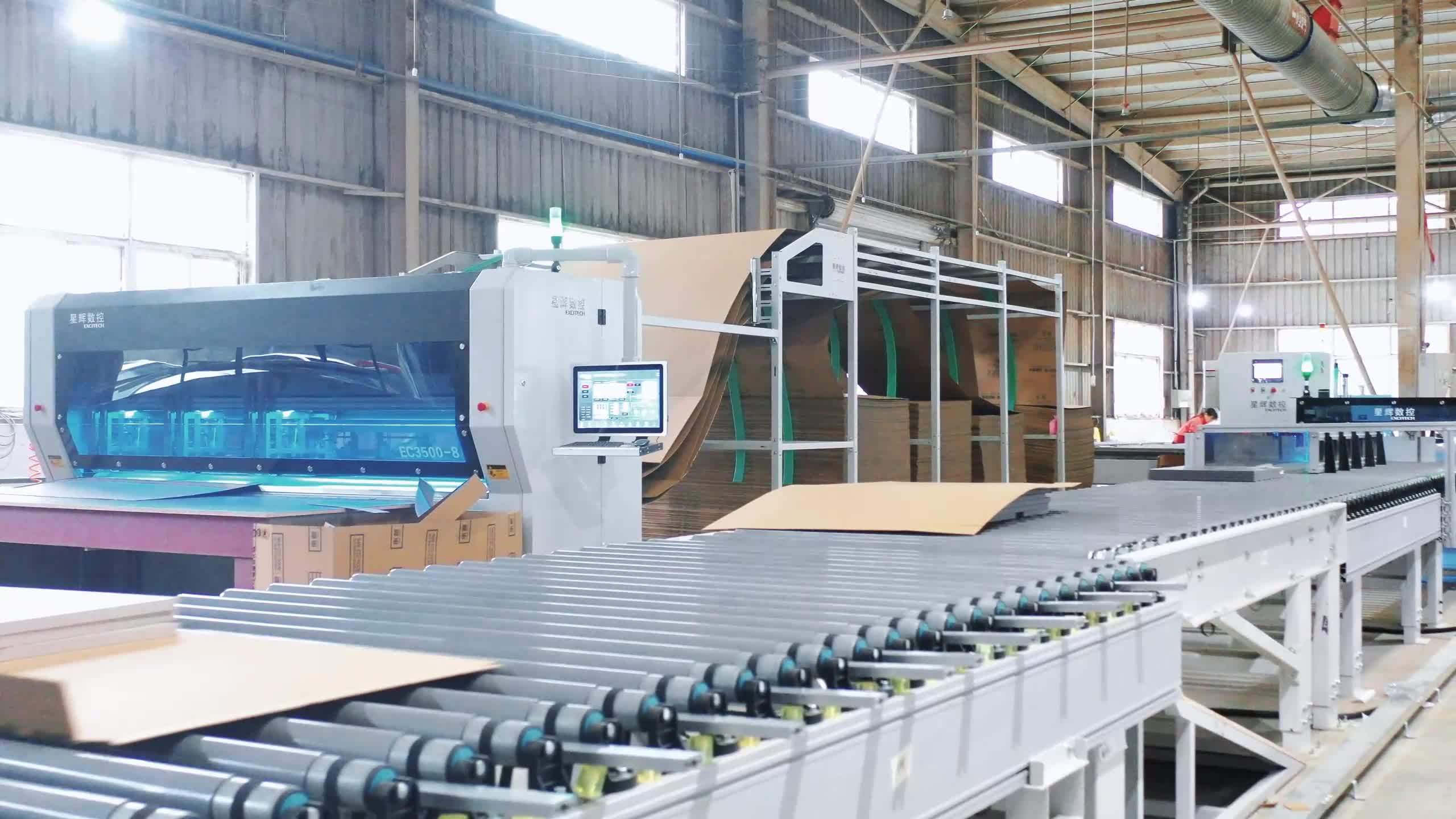 Compartilhamento de casos do projeto da linha de embalagem de impressão CNC Sichuan Chengdu.