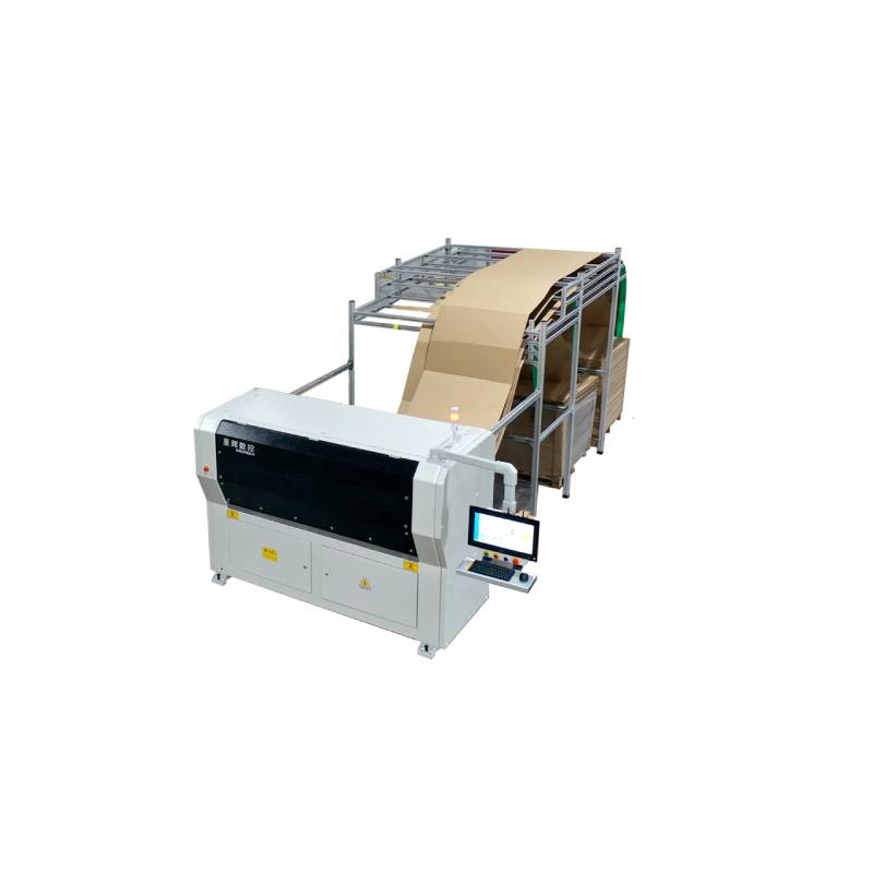 Máquina de corte de caixa de papelão para embalagem de carga