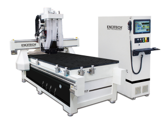 Máquina de corte e perfuração de processo duplo CNC para carpintaria