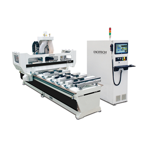 Centro de trabalho de perfuração e corte CNC para porta PTP